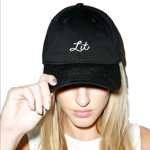 Dolls Kill Accessories - Me You Versus Life “Lit” Dad Hat Baseball Cap